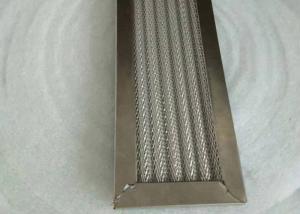 Quality Aluminum Mesh 0.64m2 G4 Pleated Panel Filters wholesale