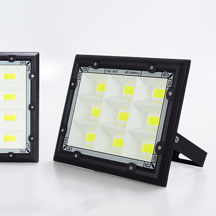 50w To 200w Ac Power Cri80 Cob Led Flood Light For Parking Lot