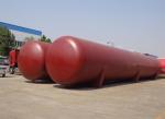 Above Ground LPG Gas Storage Tank For Propane Gas Depot Set Up 200 CBM 100 Ton