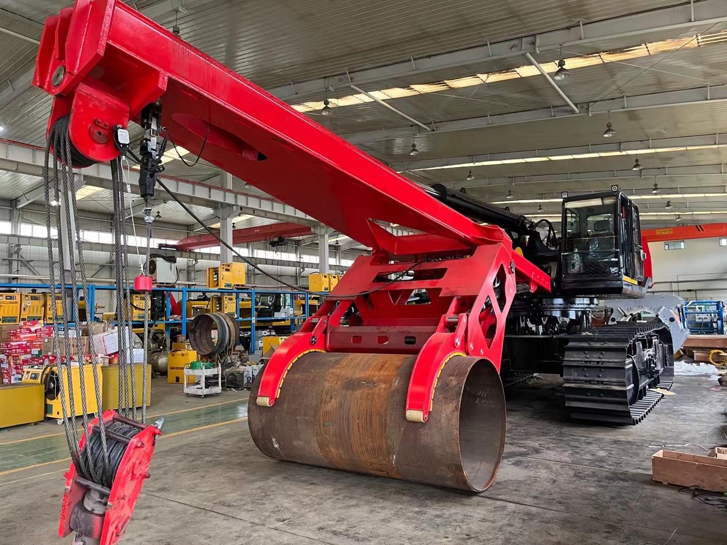 Energy Saving Mountain Pipe Laying Machine For Field Construction