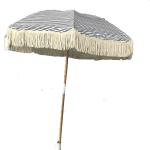 Fabric UV Beach Umbrella Sun Shelter 210T Oxford Cloth With Silver Coating