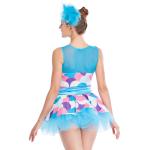 Bubble Prints Competition Dance Wear Sleeveless Bodice Knee Length jazz dance
