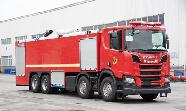 Heavy-Duty 25000L Water and Foam Fire Fighting Truck Specialized Vehicle China
