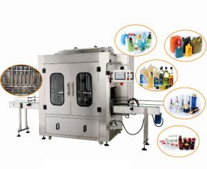 Quality Fully Automatic Bottling Line Equipment No Missed Filling For Daily Chemicals wholesale