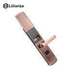 Fingerprint Digital Electronic Door Locks Keypad Sliding Cover Protection