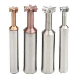 Quality HRC55 4F 6F T Slot Milling Cutter For Universal Milling Maching wholesale