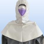 OEM Disposable Head Neck Cover Tie Strip Waterproof Microporous Film Hood Cover