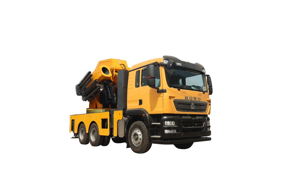 80T Telescopic Boom Crane Truck Mounted Folding Arm Crane