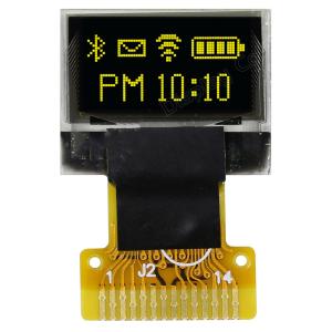 Quality 0.49 Inch 64x32 Dots Lcd PMOLED Display Mono Yellow I²C COG Small Oled Screen wholesale