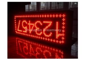 China Indoor Red P10 LED Moving Message Display Board For School , 3000 nits Luminance on sale