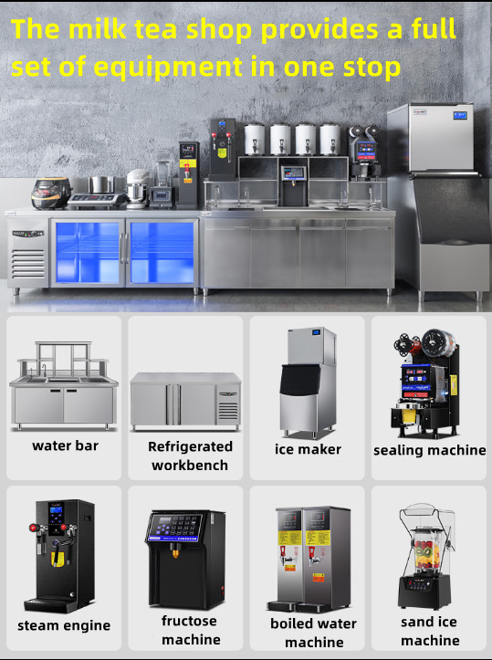 Milk Tea Bar Tricycle 2022 Electric Tricycle for Complete Machinery Equipment at Outlet