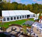 PVC Outdoor Wedding Party See Through Marquee Tent 10x30 For 100 - 500 Seaters