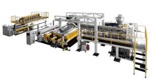 China Curtain Wall EVA POE PVB SGP Film Extrusion Line on sale