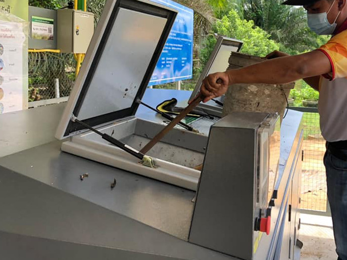 100kg Food Waste Recycling Machine 100kg Waste Processing Machine OEM