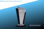 ascent crystal award/crystal trophy/crystal trophies/acrylic award/acrylic