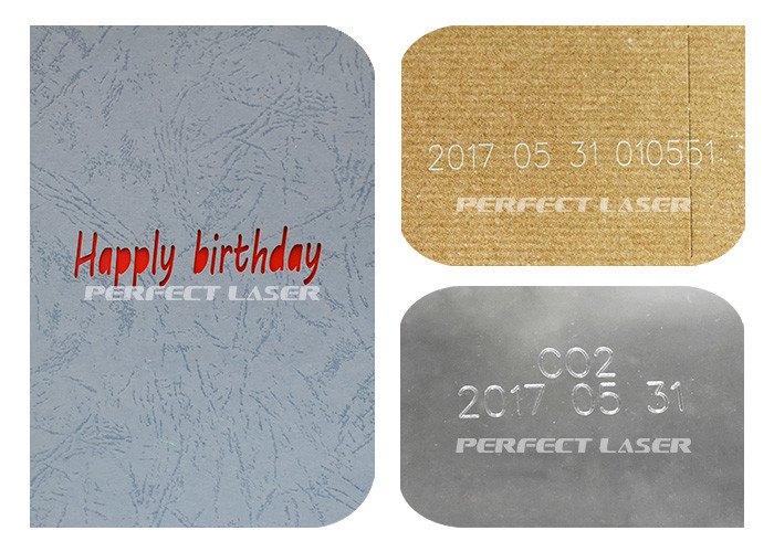 Co2 Laser Marking Equipment 10W 30W 60W Air Cooling With Original RF Metal Tube
