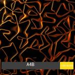 Double Printed Laminated Glass , 300X300MM Decorative Laminated Glass