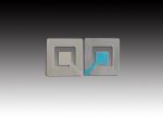 30*30mm Plastic Red EAS RF Label Plastic 8.2Mhz Cosmetics HAX726