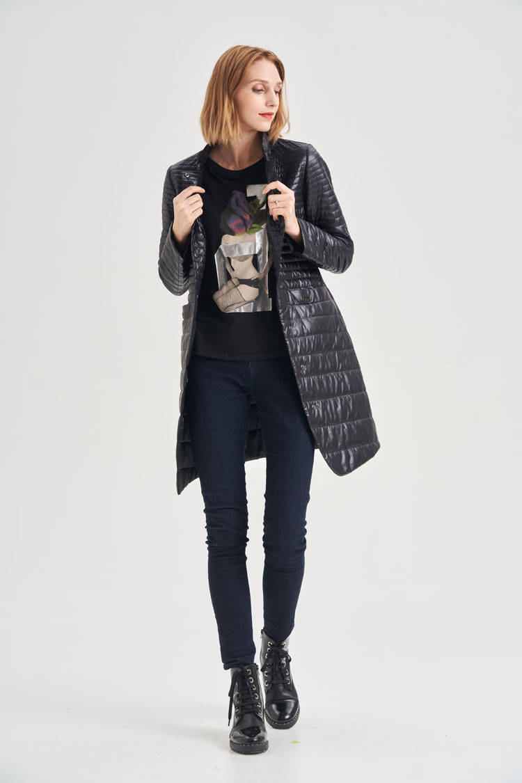 FODARLLOY 2022 Factory directly supply good price spring and autumn thin cotton fashion formal coat for women