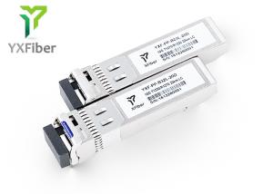 Quality CE RoHS wdm transceiver 1270nm/1330nm 20km 10G SFP+ Module Fiber Optic Transceiver wholesale