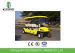 48V Multi Passenger Electric Golf Buggy , 8 Person Golf Cart With LED Headlight