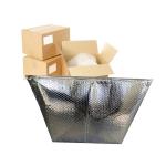Aluminum Foil Foam Lined Insulated box liner for cold chilled food shipping