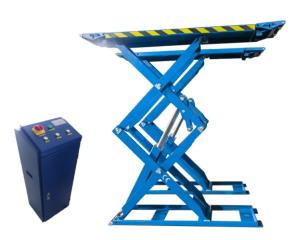 Quality Heavy Duty High Rise Car Scissor Lift Pneumatic Unlocking wholesale