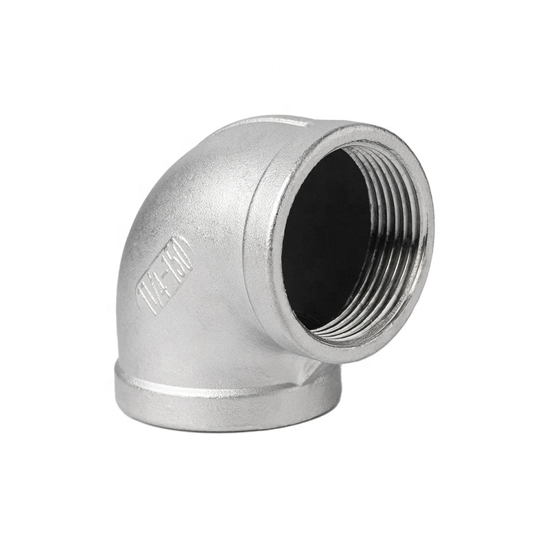 201 304 Stainless Steel Cylindrical Head Code 90/45 deg Elbow Plumbing Pipe Fittings