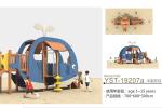 EN1176 Wooden Playground Equipment Children Wooden Jungle Gym