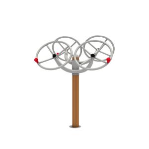 Quality Taichi Spinner Playground Fitness Equipment Electrostatic Spraying wholesale
