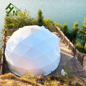 Quality Triangle Window Small Geodesic Dome Tent 6m For Outdoor Hotel wholesale