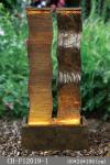 Ornamental 2 Columns Cast Stone Water Fountains