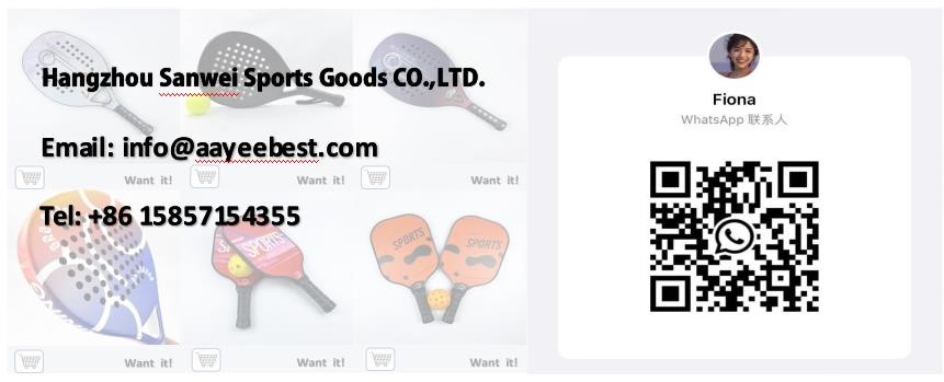 Tennis Padel Beach Ball Rackets Set With Cover With Custom Brand