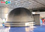Black Inflatable Planetarium For Schools Education / Digital Mobile Planetarium