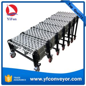 Quality Flexible Crossed galvanized Steel Skate Wheel Conveyor wholesale