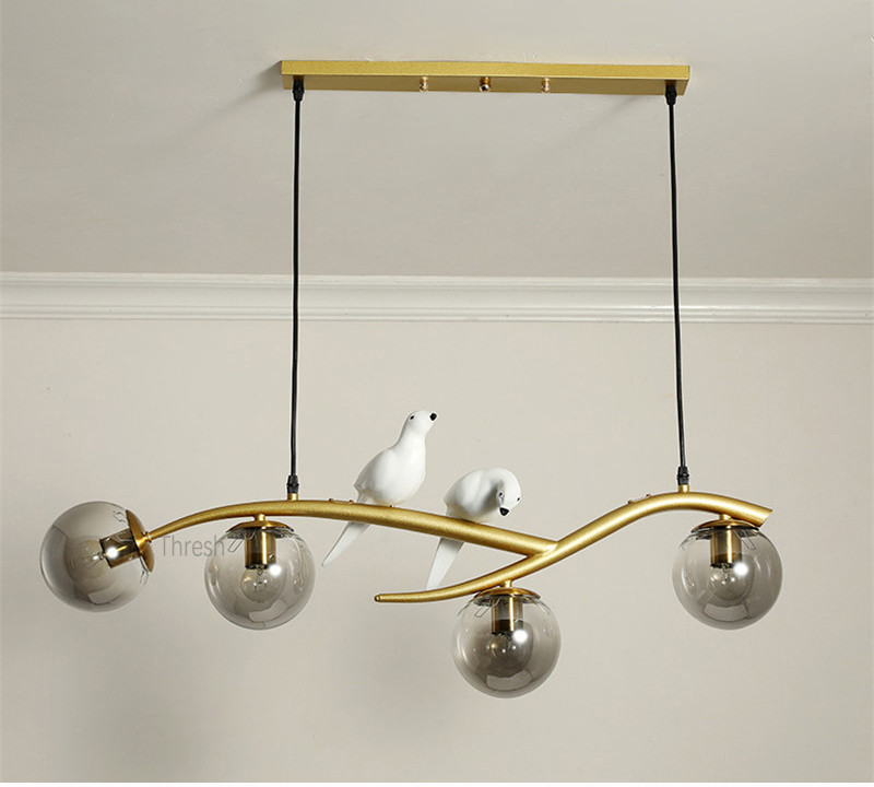 Black European Nordic Chandelier Lights Bird Chandelier Lighting（WH-MI-442)