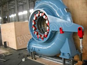 Quality 1500Kw Francis Water Turbine With Counter Weight Guide Vanes wholesale