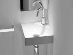 Modern Design Compact Wall Mount Sink 0.03 CBM Blue Grey Black Optional
