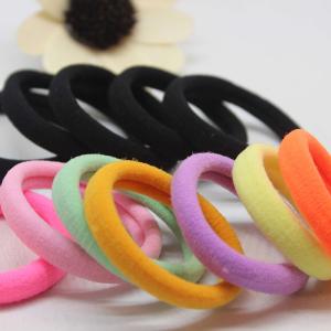 Quality Cute Thin High Elastic Hair Band , Rubber Hair Ties Various Color Available wholesale
