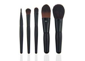 Quality Puleather Bag Including Travel Makeup Brush Set With Black Handle wholesale