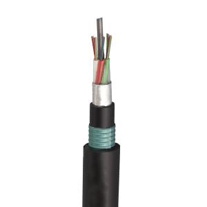 Quality Anti Rodent 48core G.652D Direct Buried Fiber Optic Cable GYTA53 wholesale