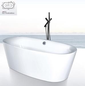 Quality Bathtubs, freestanding Bathtub without faucet , hand shower HB625 wholesale