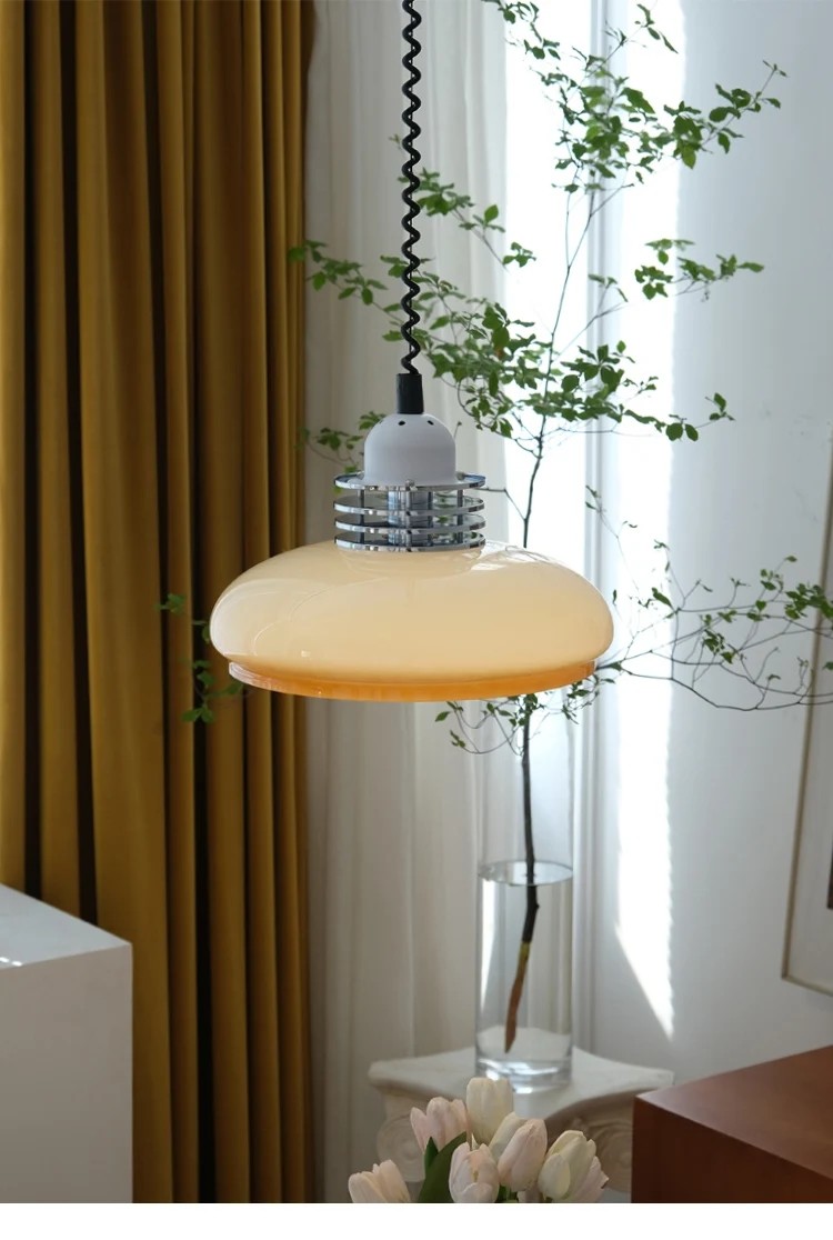 Nordic Retractable pendant light Retro Bauhaus lamp(WH-AP-583)