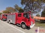 Stainless Steel Foam Fire Truck With Pump Monitor 2500L 10 Ton