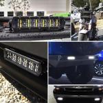 6D Reflector Off Road LED Light Bar 4x4 12V 24V Single Row Automotive LED Light