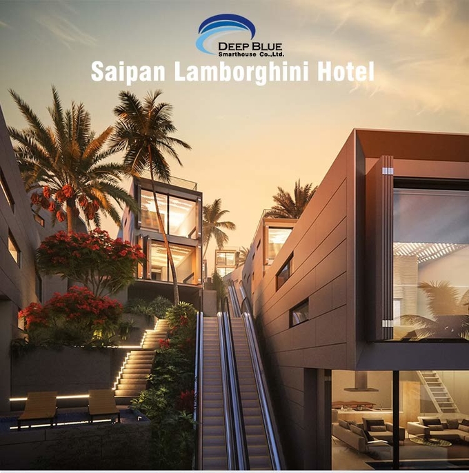 Structures AU NZ Standard Light Steel Frame House To Build Luxury Prefabricated Homes