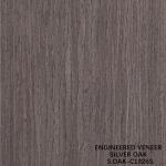 Fancy Engineered Wood Veneer Of Silver Oak Quarter Cut For Door And Cabinet Face
