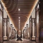 U Shape Stretch Aluminum Baffle Ceiling Soundproof Waterproof Metal False