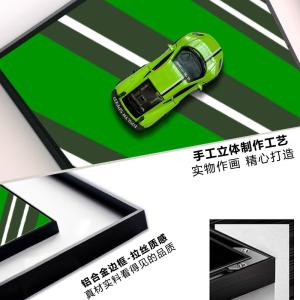 Quality Electric Still Life Cross-Border E-Commerce Modern Creative Alloy Car Hanging Painting wholesale