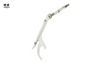 China Silver Custom Beer Bottle Openers Key Holder Zinc Alloy Material on sale